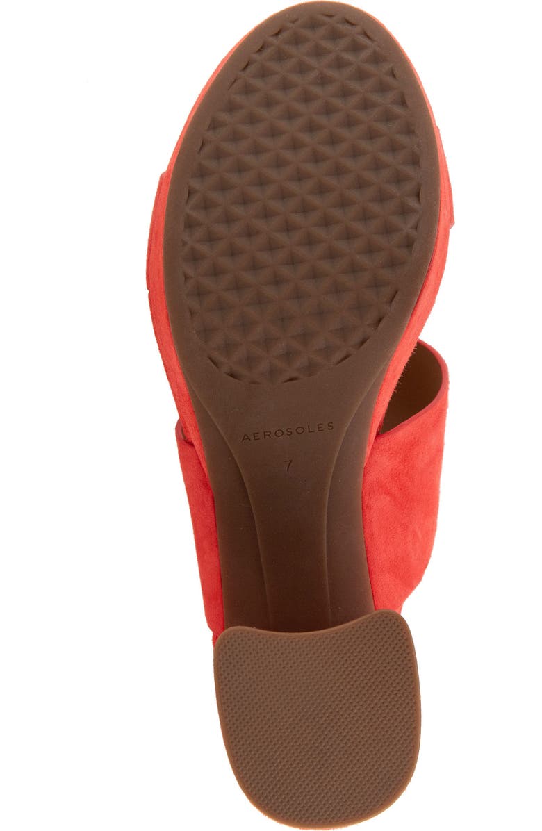 Aerosoles Camera Platform Sandal, Alternate, color, Coral Suede