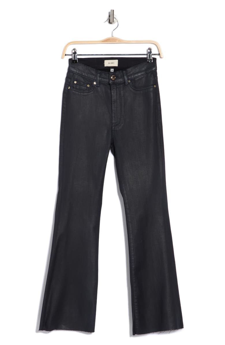 DL1961 Bridget Instasculpt<sup>™</sup> Raw Hem Bootcut Jeans, Alternate, color, Glazed Blueberry