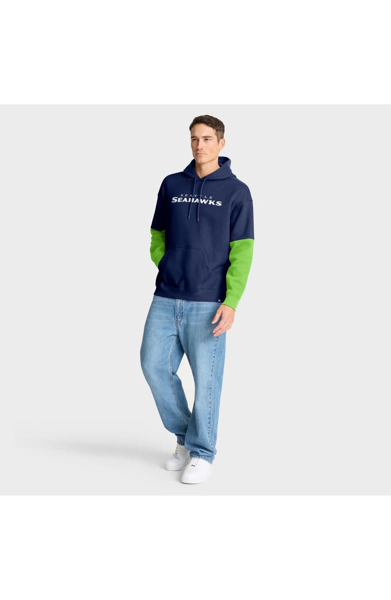 FANATICS Men's Fanatics College Navy Seattle Seahawks Helmet Pullover Hoodie, Alternate, color, College Navy