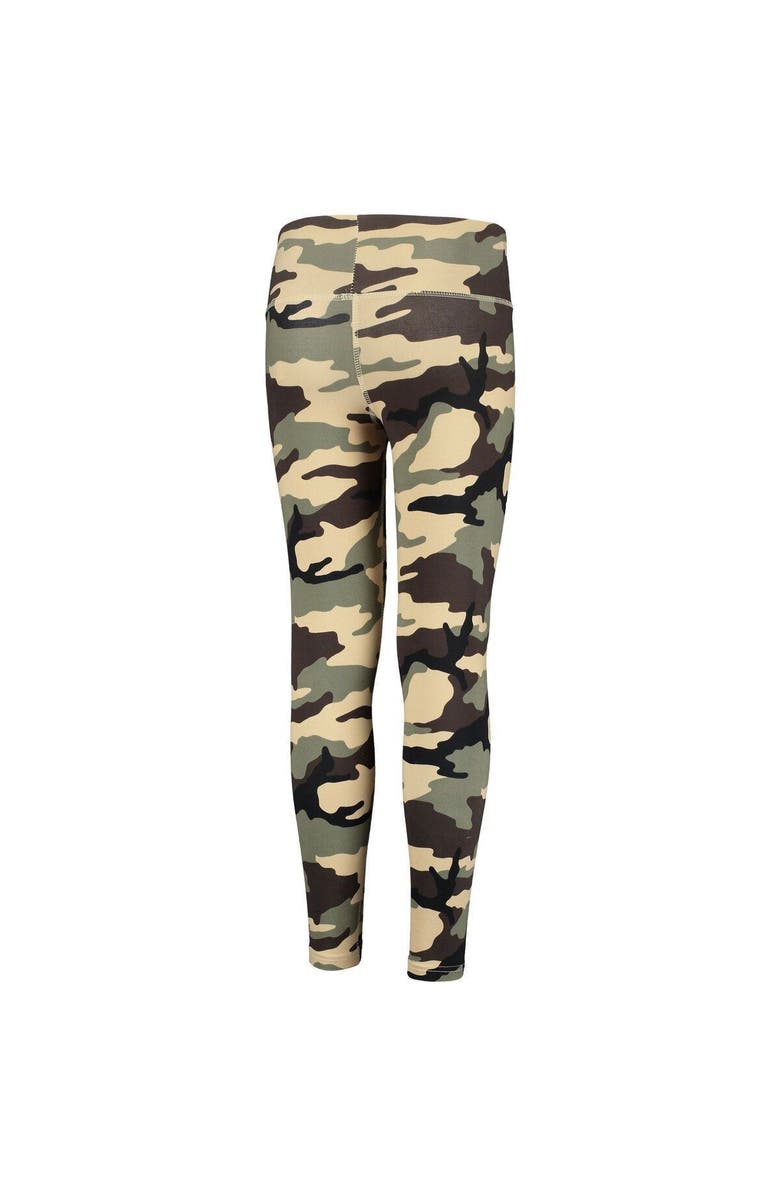 Outerstuff Girls Youth Camo New England Patriots Left Right Left Leggings, Alternate, color, Camo
