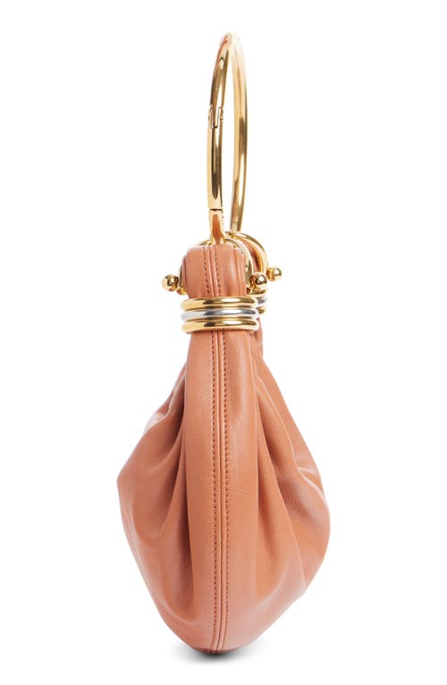 Chloé Mini Bracelet Hobo Bag In Grained Leather