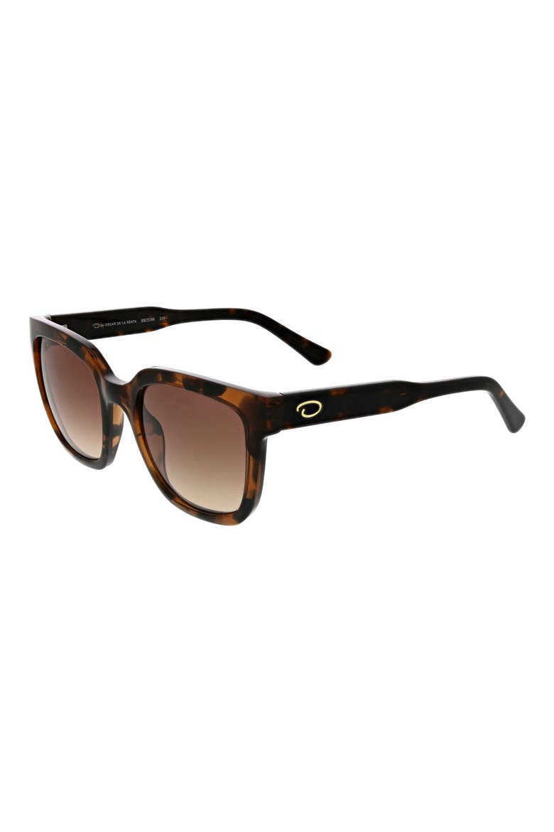 Modern Square Sunglasses, Alternate, color, TORT
