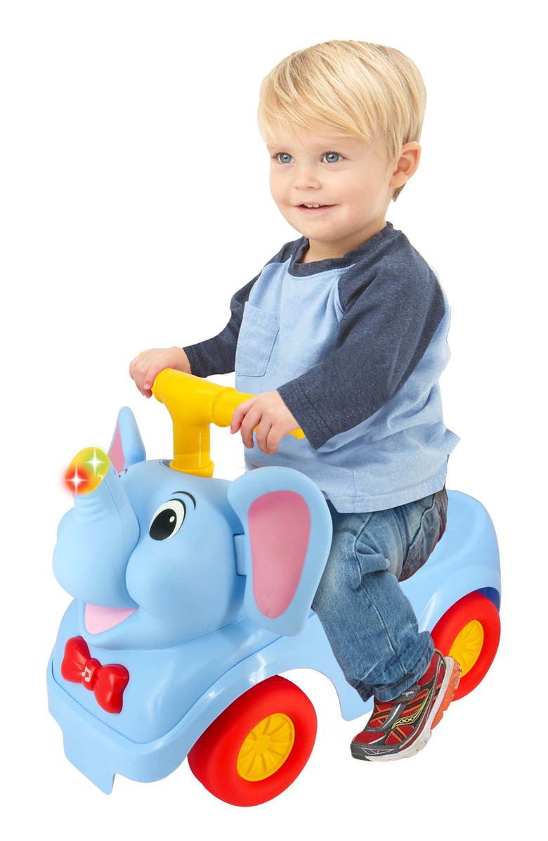Kiddieland Lights n Sounds Elephant Rideon, Alternate, color, Multicolored