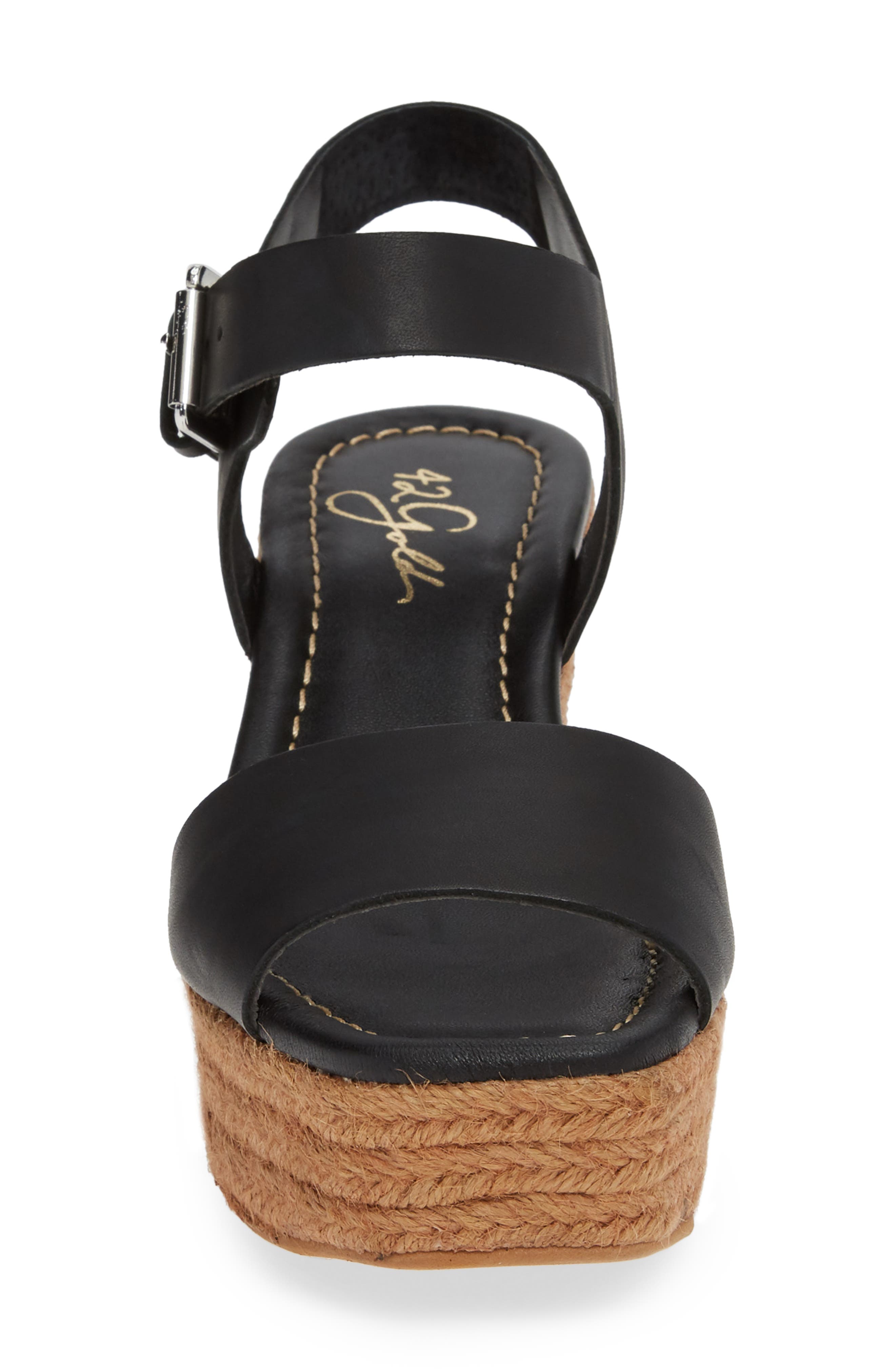 42 Gold Maine Platform Wedge Sandal, Alternate, color, 