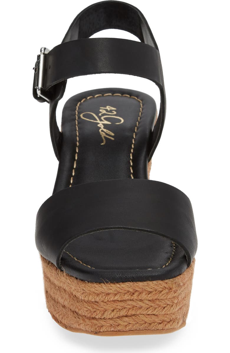 42 Gold Maine Platform Wedge Sandal, Alternate, color,