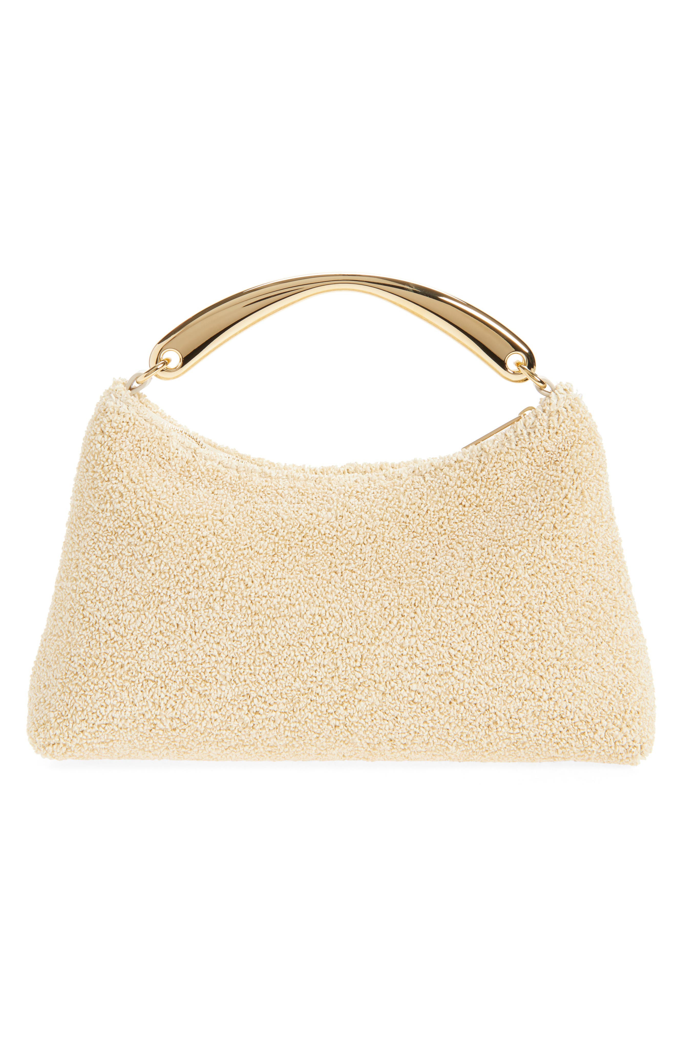 Mansur Gavriel Rhea Metal Top Handle Bag, Alternate, color, Jasmine