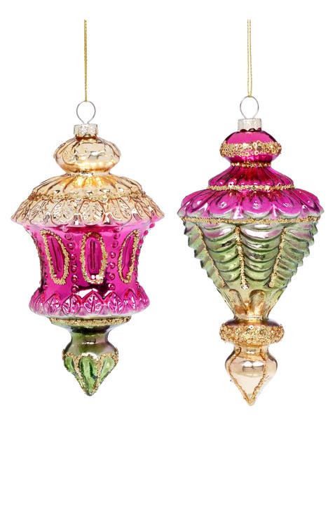 Ornate Lantern Ornament, Box of 6
