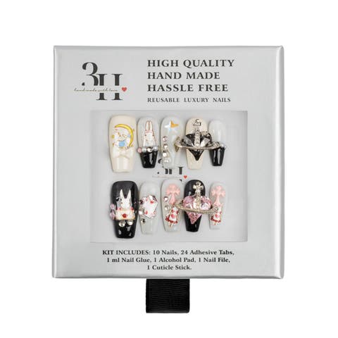 Whimsical Charm Luxury Handmade Press On Nails