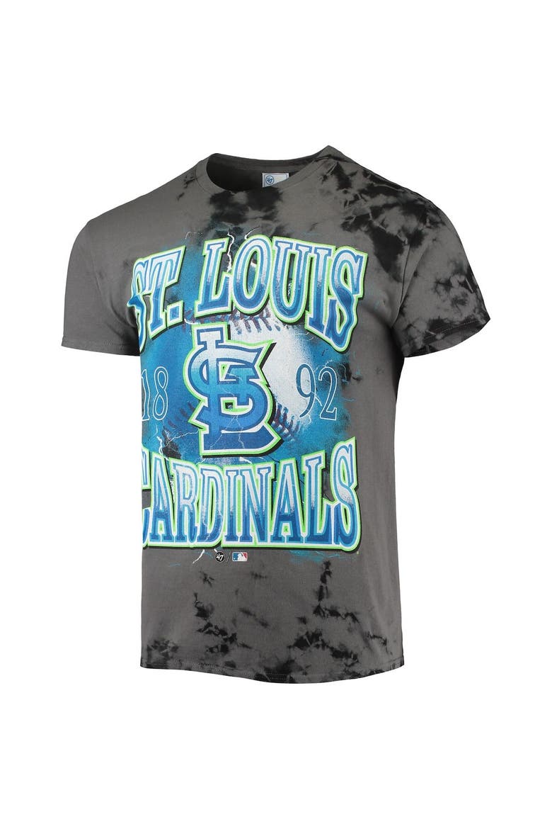 Men's '47 Charcoal St. Louis Cardinals Wonder Boy Vintage Tubular T-Shirt, Alternate, color, Charcoal