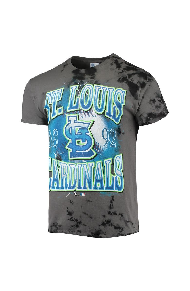 '47 Men's '47 Charcoal St. Louis Cardinals Wonder Boy Vintage Tubular T-Shirt, Alternate, color, Charcoal
