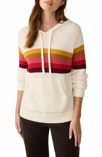Faherty Throwback Organic Cotton & Cashmere Sweater Hoodie