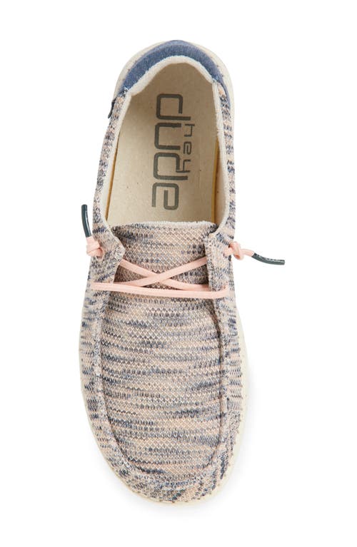 Hey Dude Wendy Sox Stretch Slip-on In Light Pink
