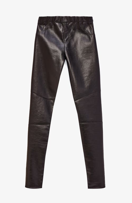 Shop As By Df Kenny Stretch Leather Leggings In Black