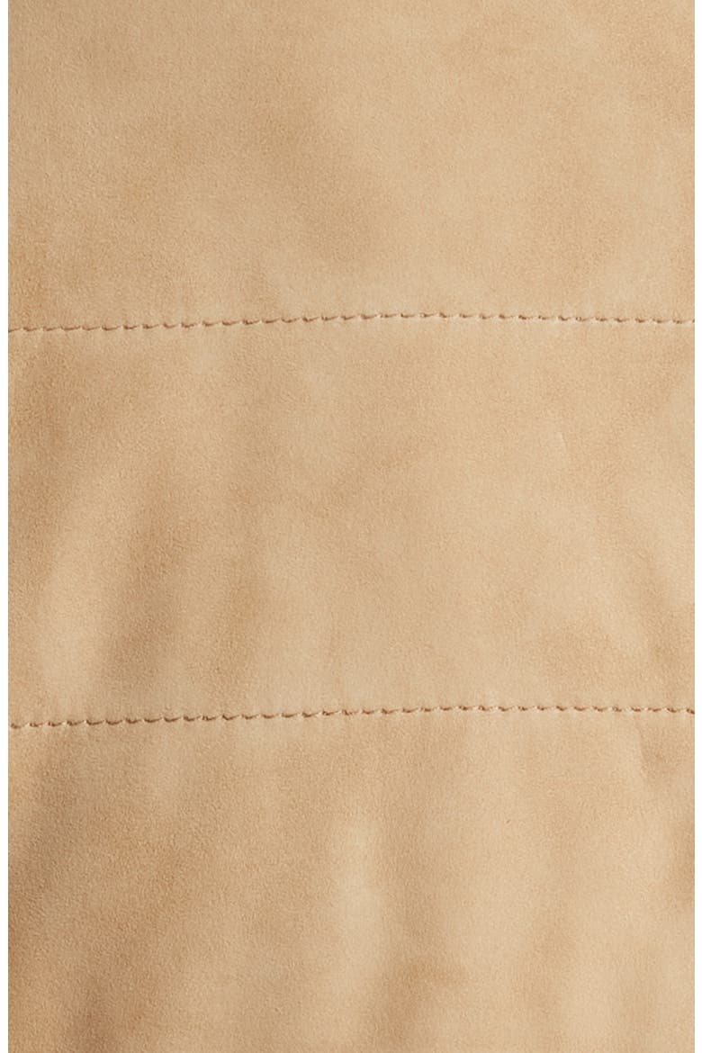 Crafted Featherweight Quilted Leather Vest, Alternate, color, SAND