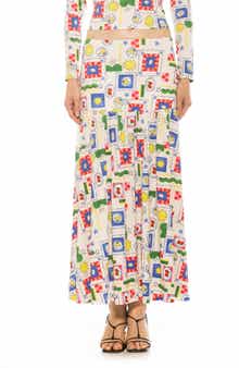 Lia Low Rise Maxi Skirt