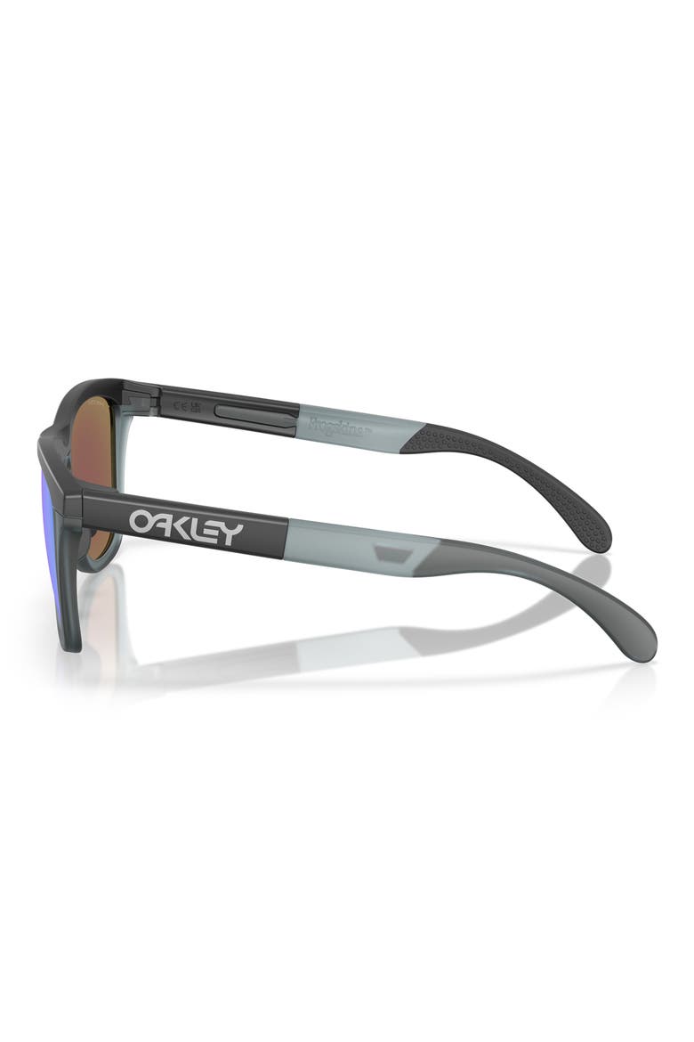 Frogskins™ Range 55mm Prizm™ Keyhole Sunglasses, Alternate, color, MATTE BLACK / PRIZM SAPPHIRE