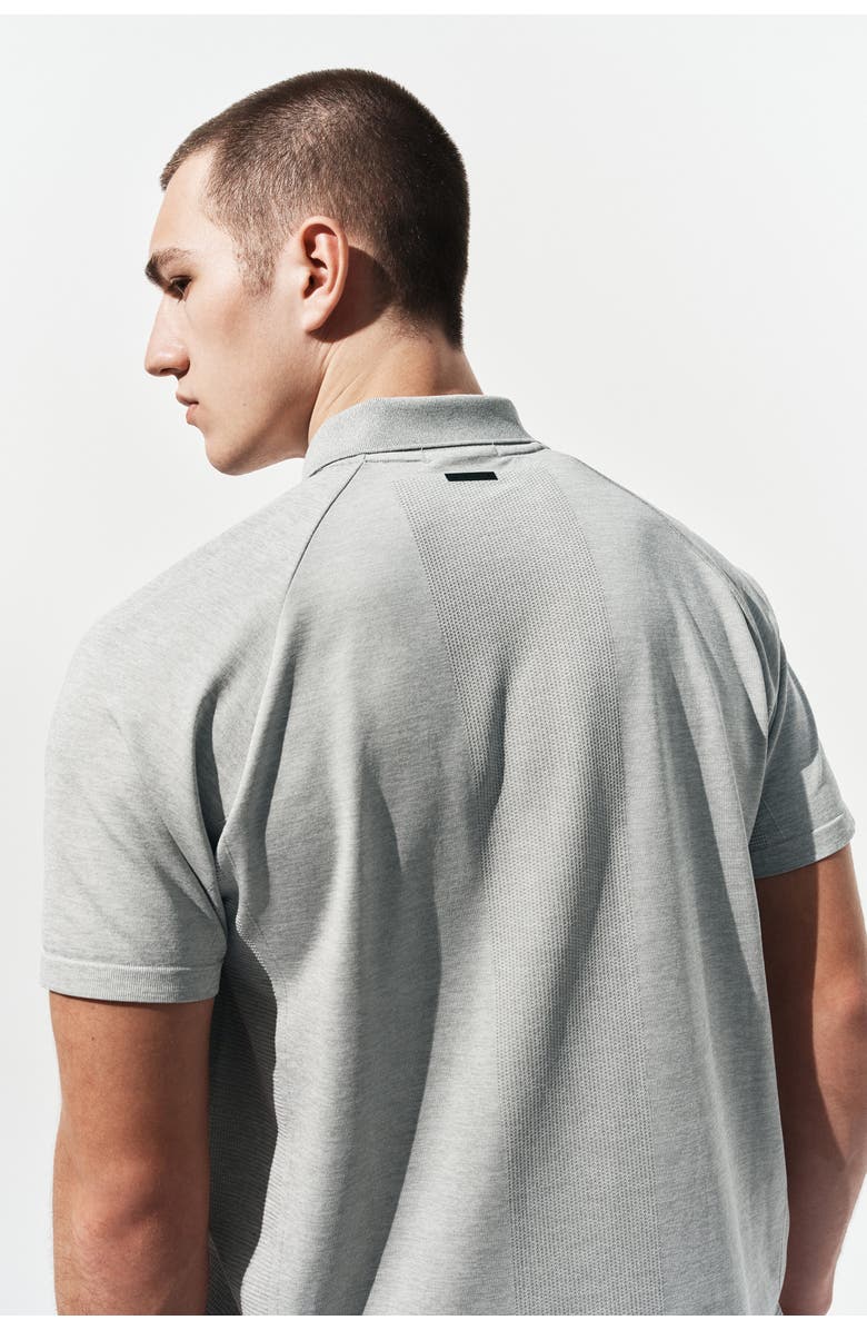 H&M Regular Fit Tennis T-shirt With Drymove, Alternate, color, Light Gray Melange