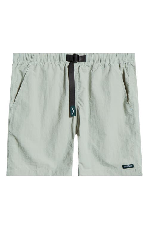 Afield Out Sierra Belted Climbing Shorts In Gray
