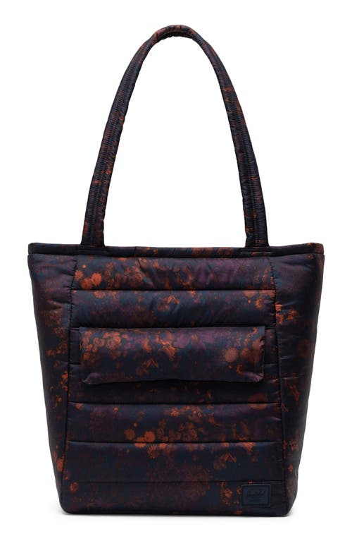 Herschel Supply Co. Quilted Retreat Tote in Eclipse Floral 