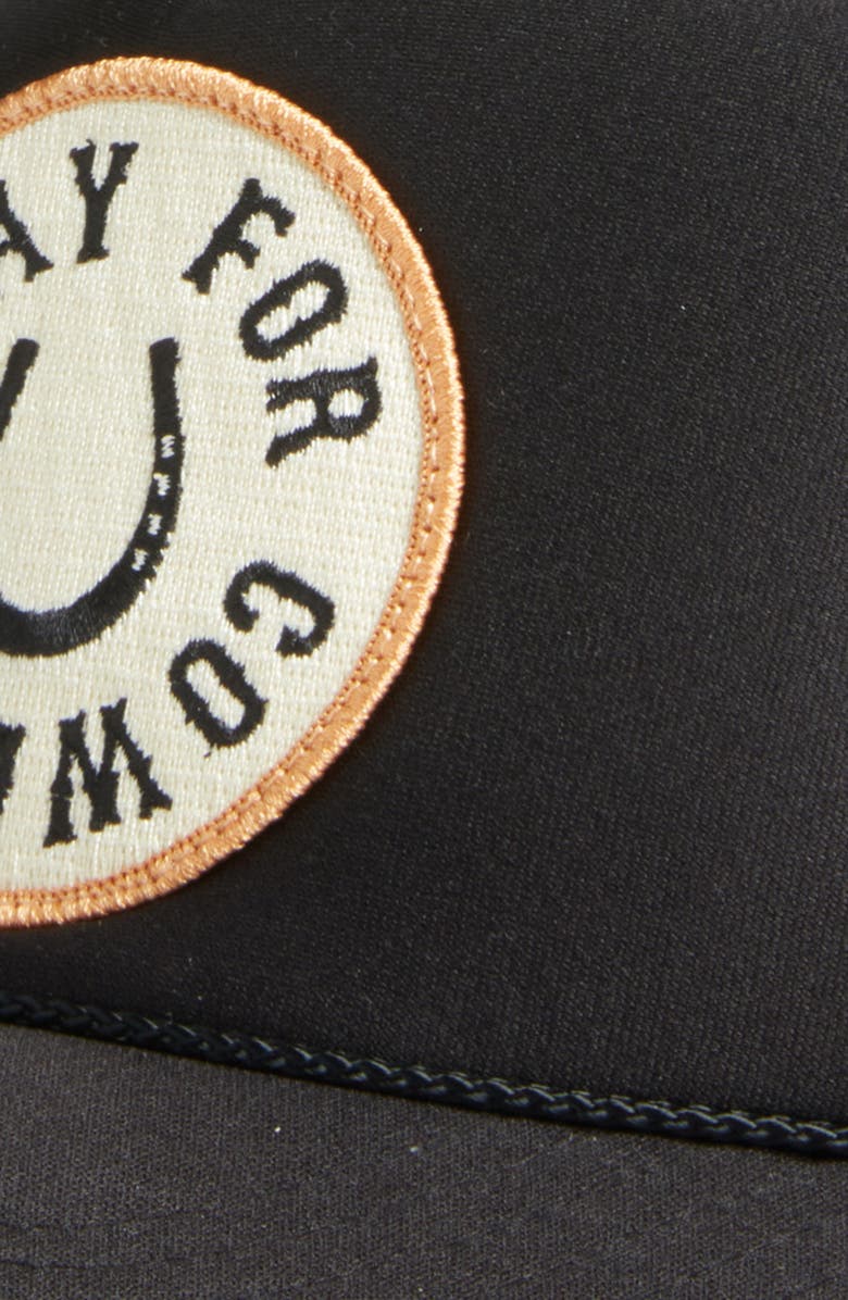 Friday Feelin’ Pray For Cowboys Trucker Hat, Alternate, color, Black