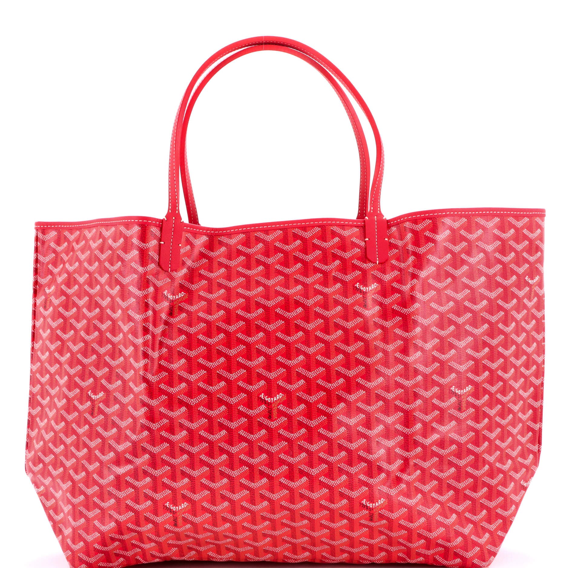 Pre-Owned Goyard Saint Louis Tote Coated Canvas GM, Main, color, 