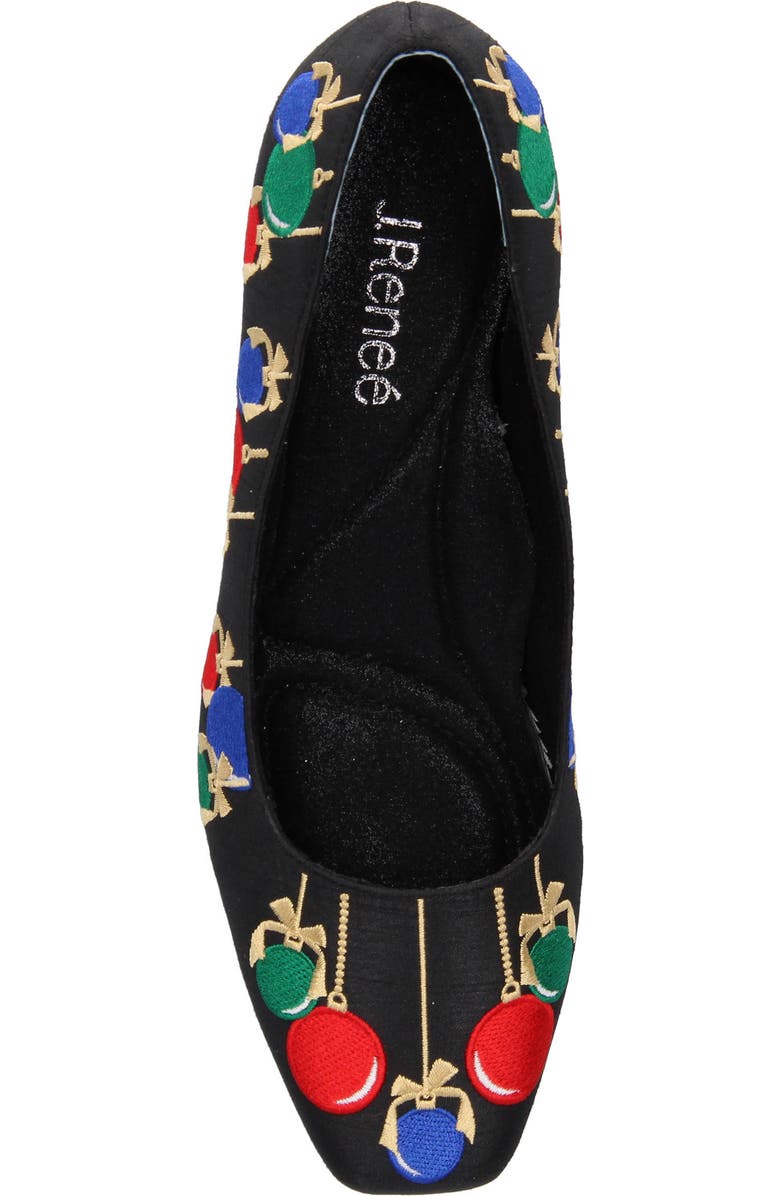 J. Reneé J.Renée Jingle Bell Embroidered Pump, Alternate, color,