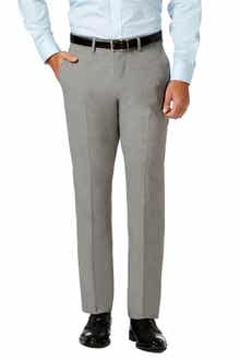 HAGGAR J.M. Haggar 4-Way Stretch Slim Fit Flat Front Dress Pant