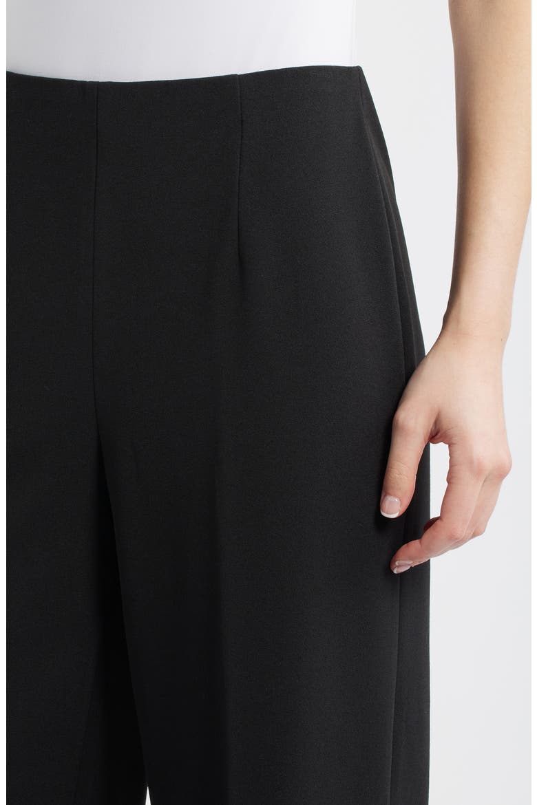 Pull-On Crop Wide Leg Pants, Alternate, color, ANNE BLACK