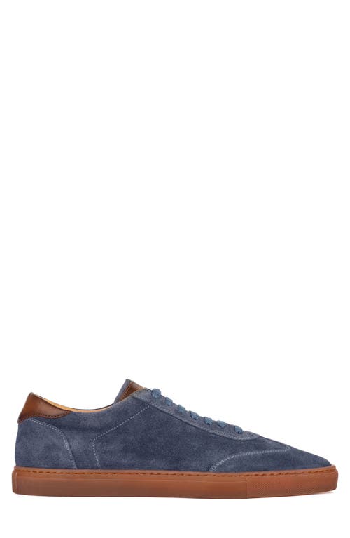 To Boot New York Brio Suede Low Top Sneaker In Steel Blue