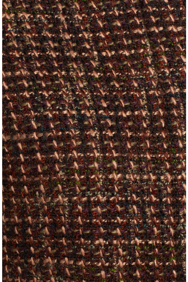 Crop Tweed Jacket, Alternate, color, BROWN TWEED