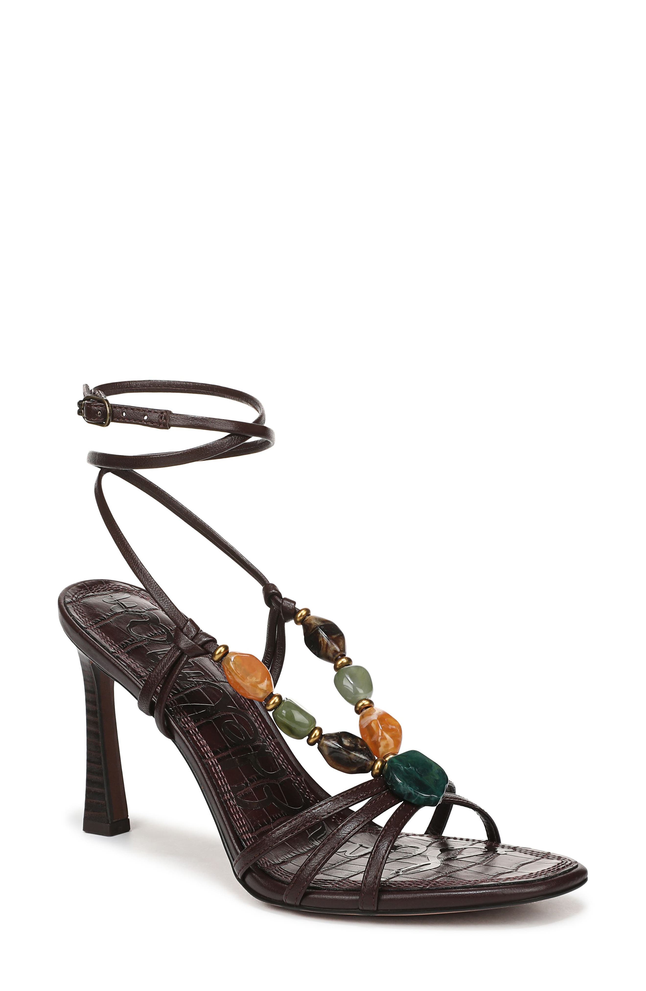 Sam Edelman Imani Ankle Strap Sandal, Main, color, Spiced Pecan