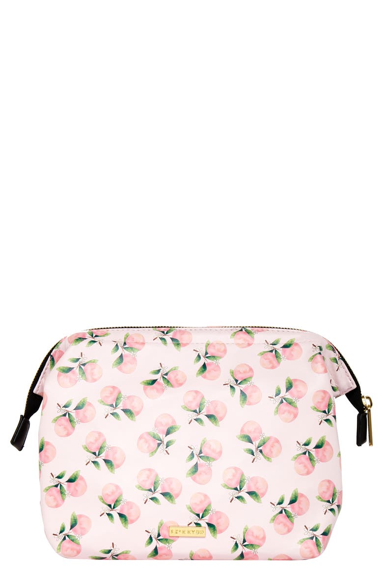 Skinnydip Peach Tree Wash Bag, Main, color, 