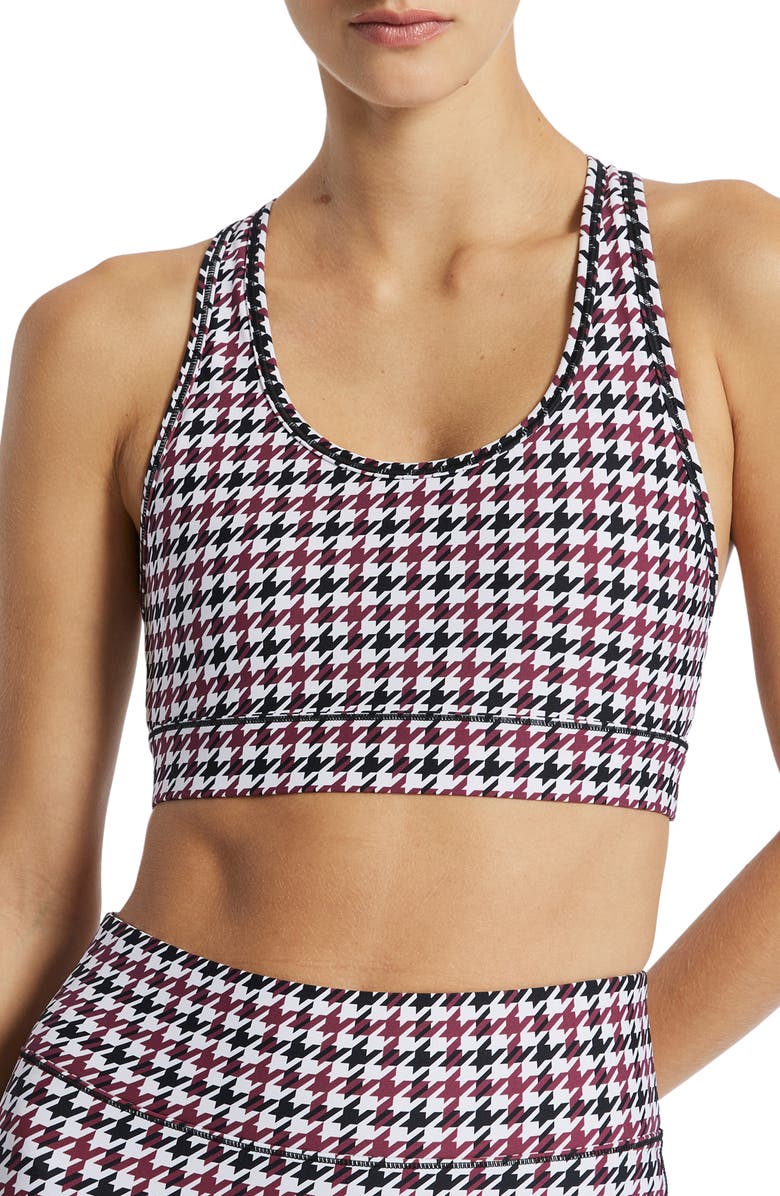 BANDIER Center Stage Racerback Sports Bra, Main, color, 