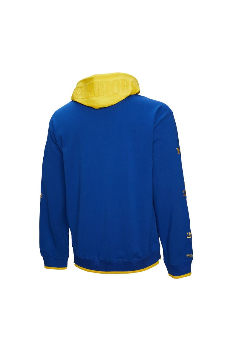 Men's Mitchell & Ness  Royal Golden State Warriors Hardwood Classics Team OG 3.0 Pullover Hoodie, Alternate, color, Royal