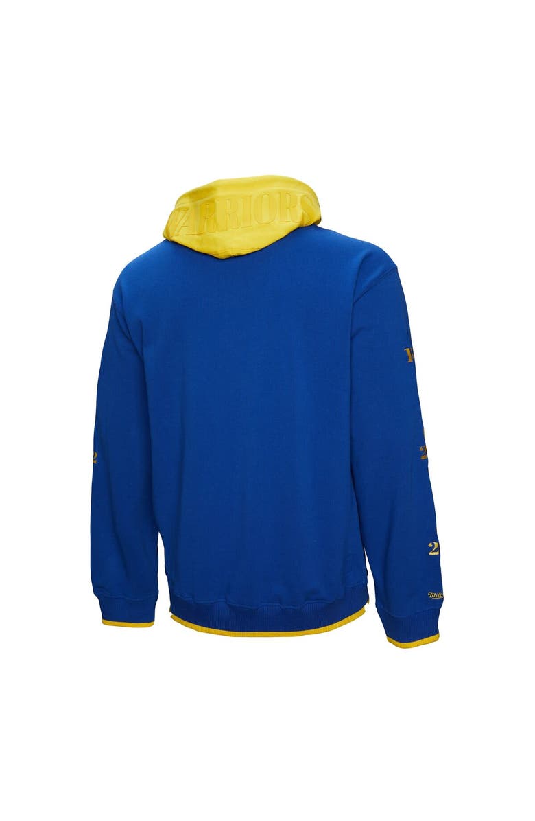Mitchell & Ness Men's Mitchell & Ness Royal Golden State Warriors Hardwood Classics Team OG 3.0 Pullover Hoodie, Alternate, color, Royal