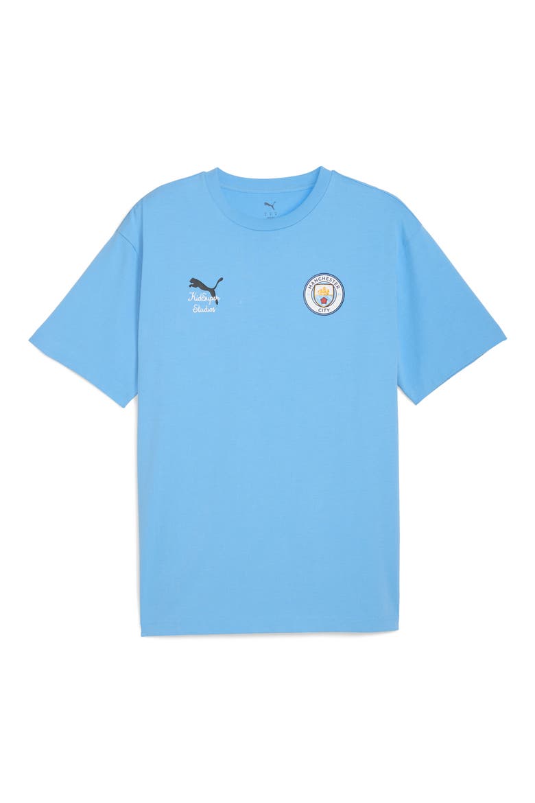 KidSuper MCFC Cotton Graphic T-Shirt, Alternate, color, TEAM LIGHT BLUE-PUMA BLACK