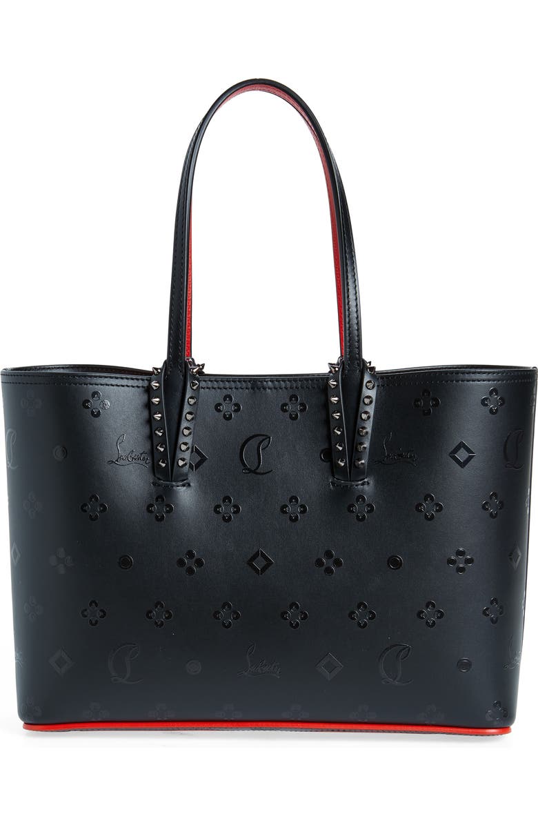 Christian Louboutin Small Cabata Loubinthesky Leather Tote, Main, color,