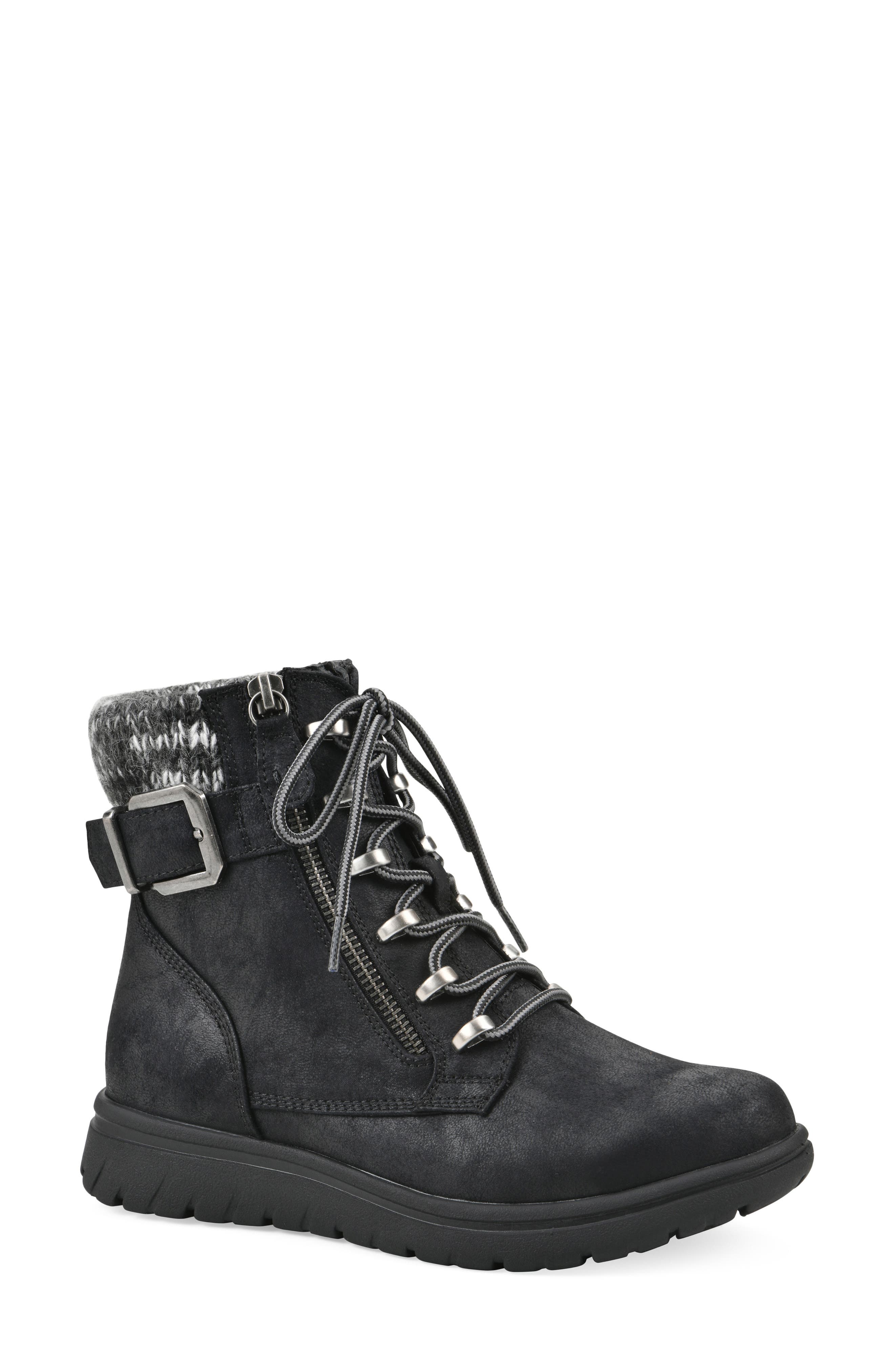 Hearten 2 Hiker Bootie, Main, color, BLACK/ FABRIC