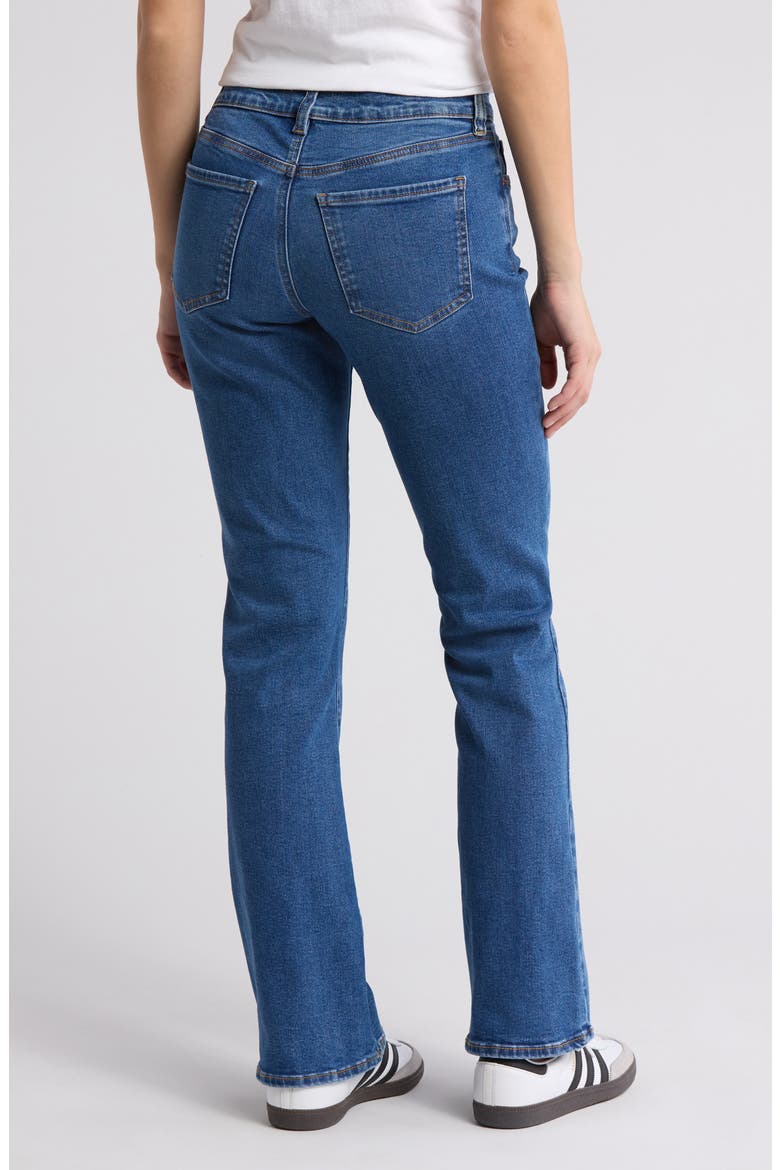 Low Rise Stretch Bootcut Jeans, Alternate, color, MEDIUM INDIGO