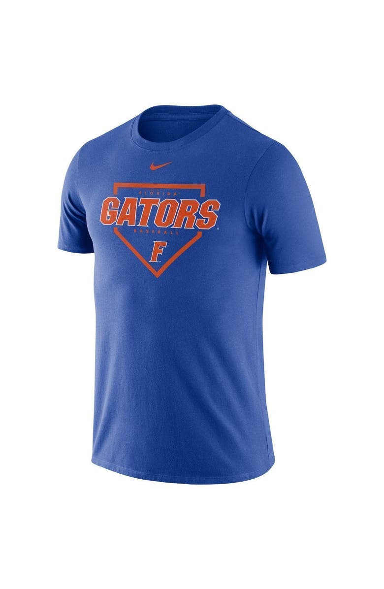 Nike Men's Nike Royal Florida Gators Baseball Plate Performance T-Shirt, Alternate, color, 