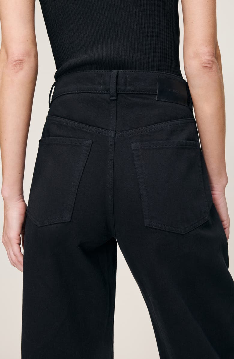DL1961 Taylor Relaxed Barrel High Waist Jeans, Alternate, color, Black