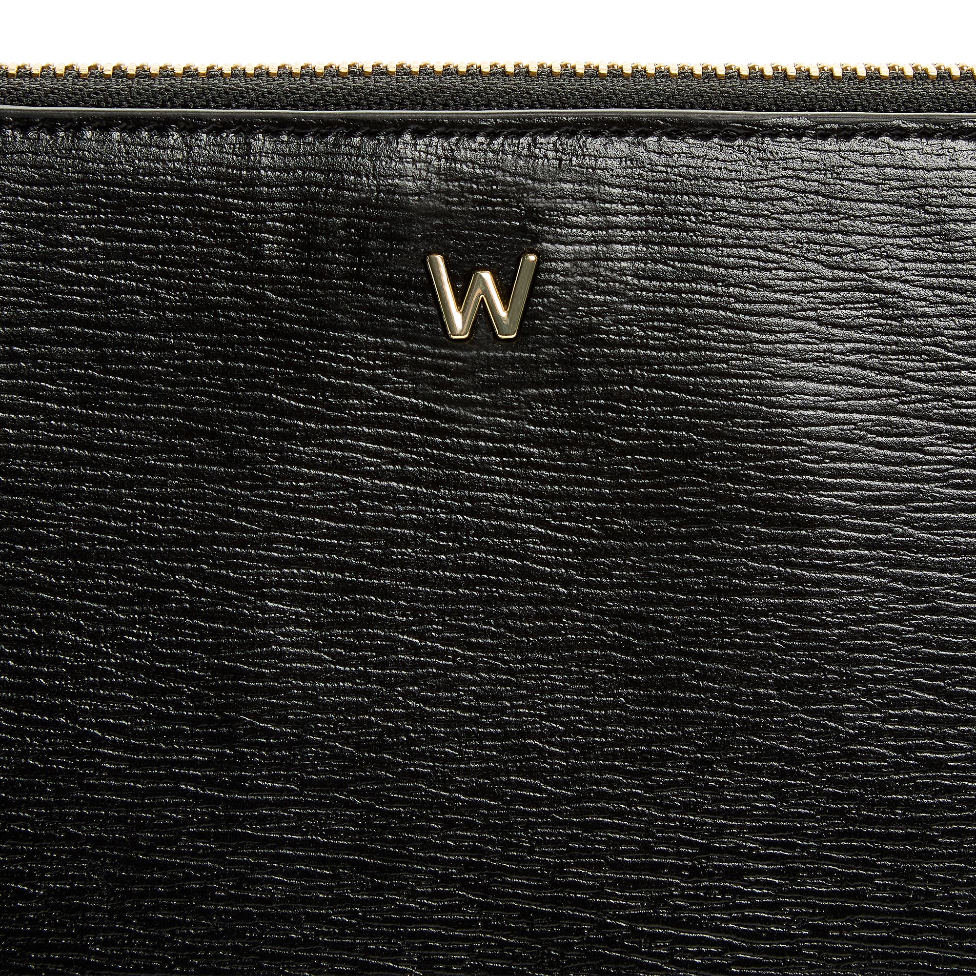 WOLF W Laptop Sleeve, Alternate, color, Black