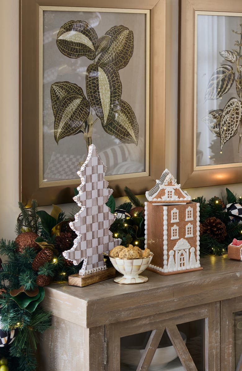 MACKENZIE CHILDS Farmhouse Illuminated Garland, Alternate, color, Green