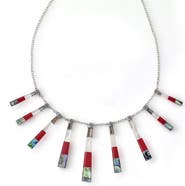 SAMUEL B. Jewels of the Sea Sterling Silver Frontal Necklace