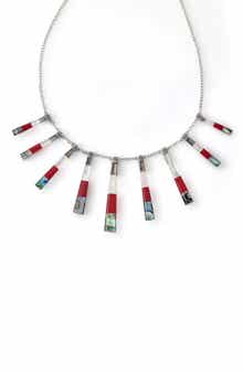 SAMUEL B. Jewels of the Sea Sterling Silver Frontal Necklace