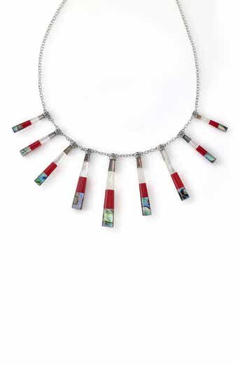 SAMUEL B. Jewels of the Sea Sterling Silver Frontal Necklace