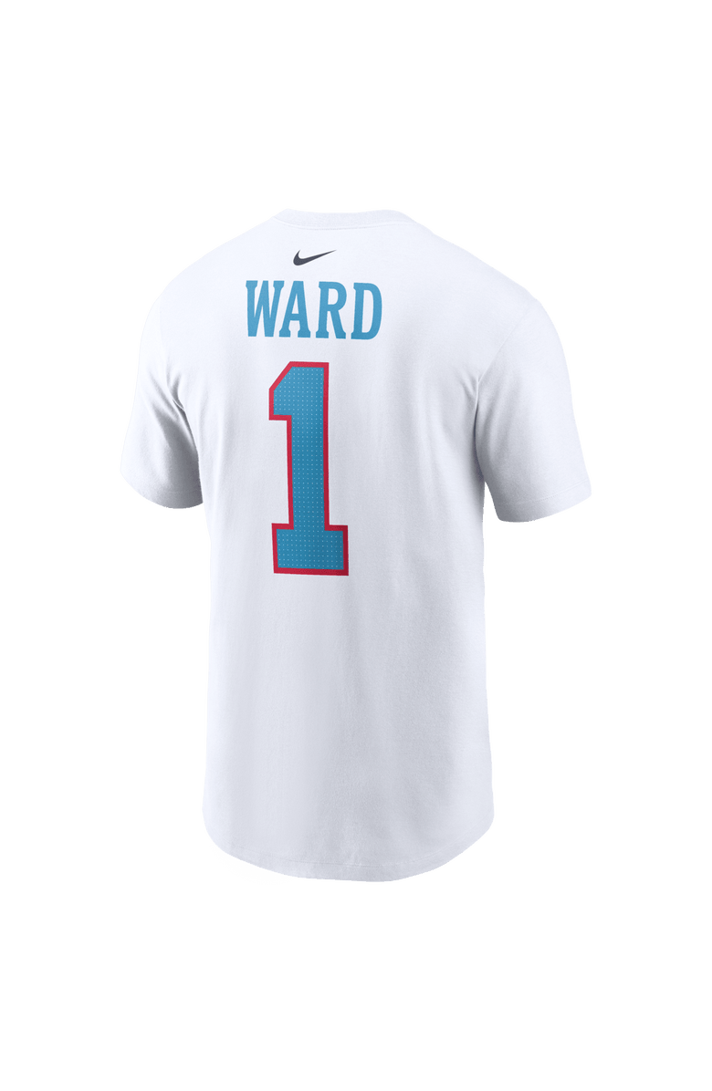 Nike Men's Nike Cameron Ward White Tennessee Titans Player Name & Number T-Shirt, Alternate, color, White