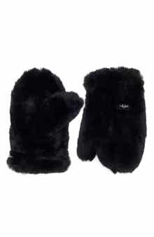 UGG® Kids' Faux Fur Mittens