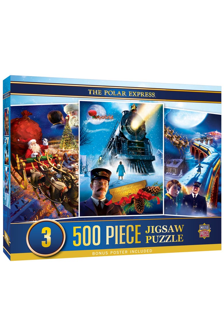 The Polar Express 500pc Puzzle 3-pack, Main, color, Multicolor