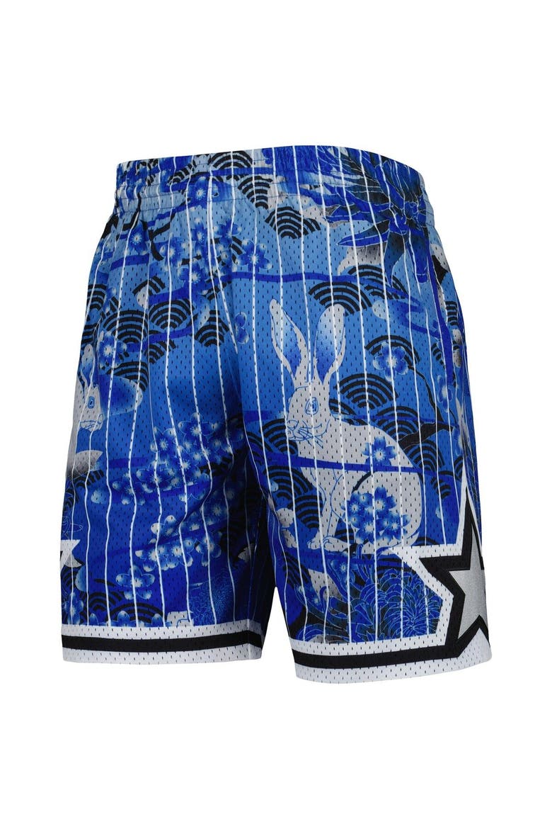 Men's Mitchell & Ness Blue Orlando Magic Lunar New Year Swingman Shorts, Alternate, color, Blue